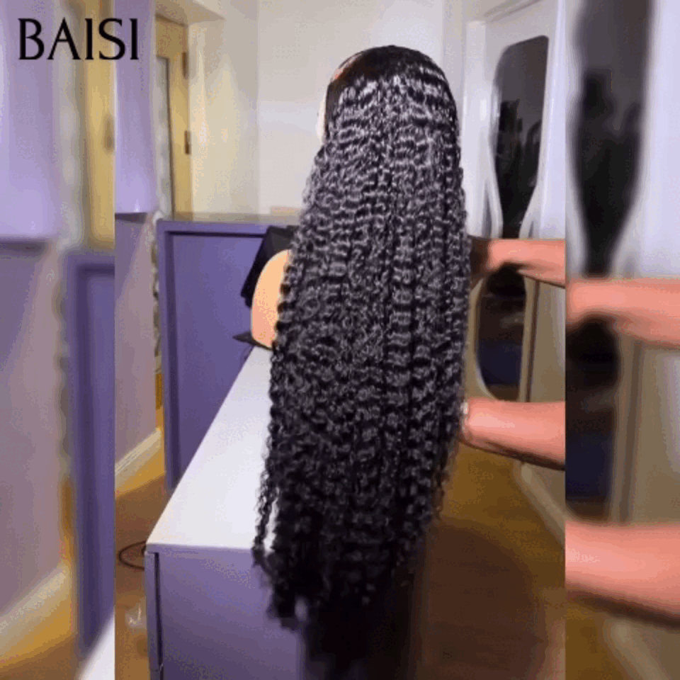 BAISI 300% Volume grande lace Frontale 13X4 perruque Curly wave moitié prix 30 Pouces 399€ plus de 20 ans d' utilisations en 100% cheveux humains MP50