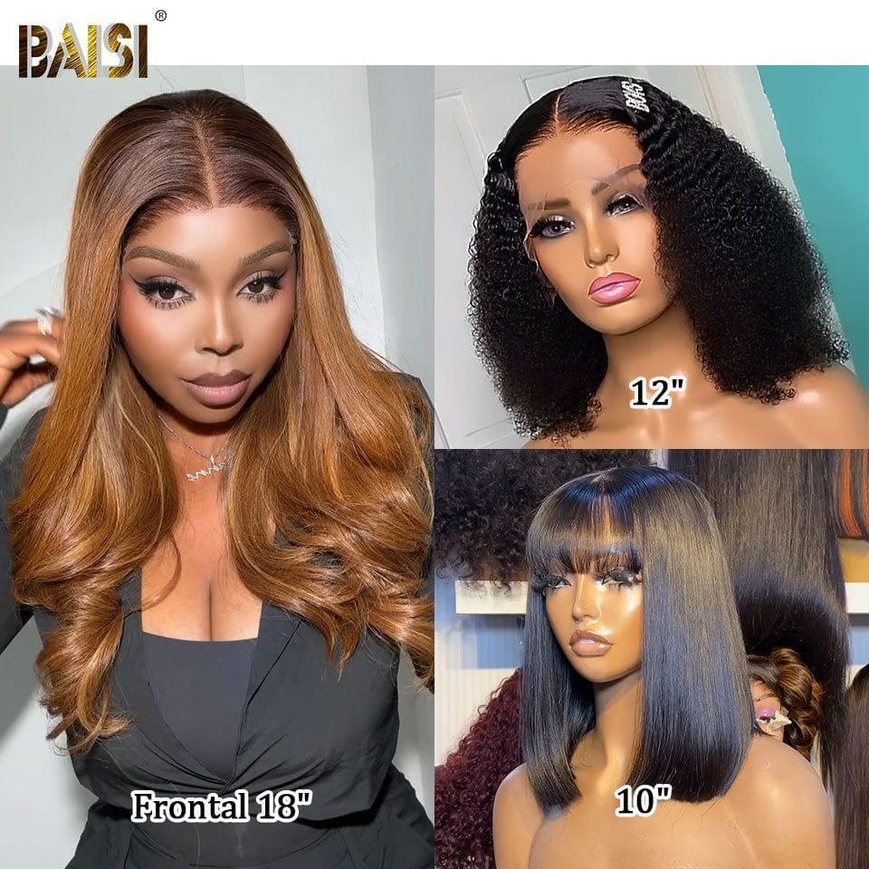 BAISI 13X4 lace frontal riccio onda 12 pouces 83€ o vendita flash 3 parrucche 319€ in 100% veri capelli umani