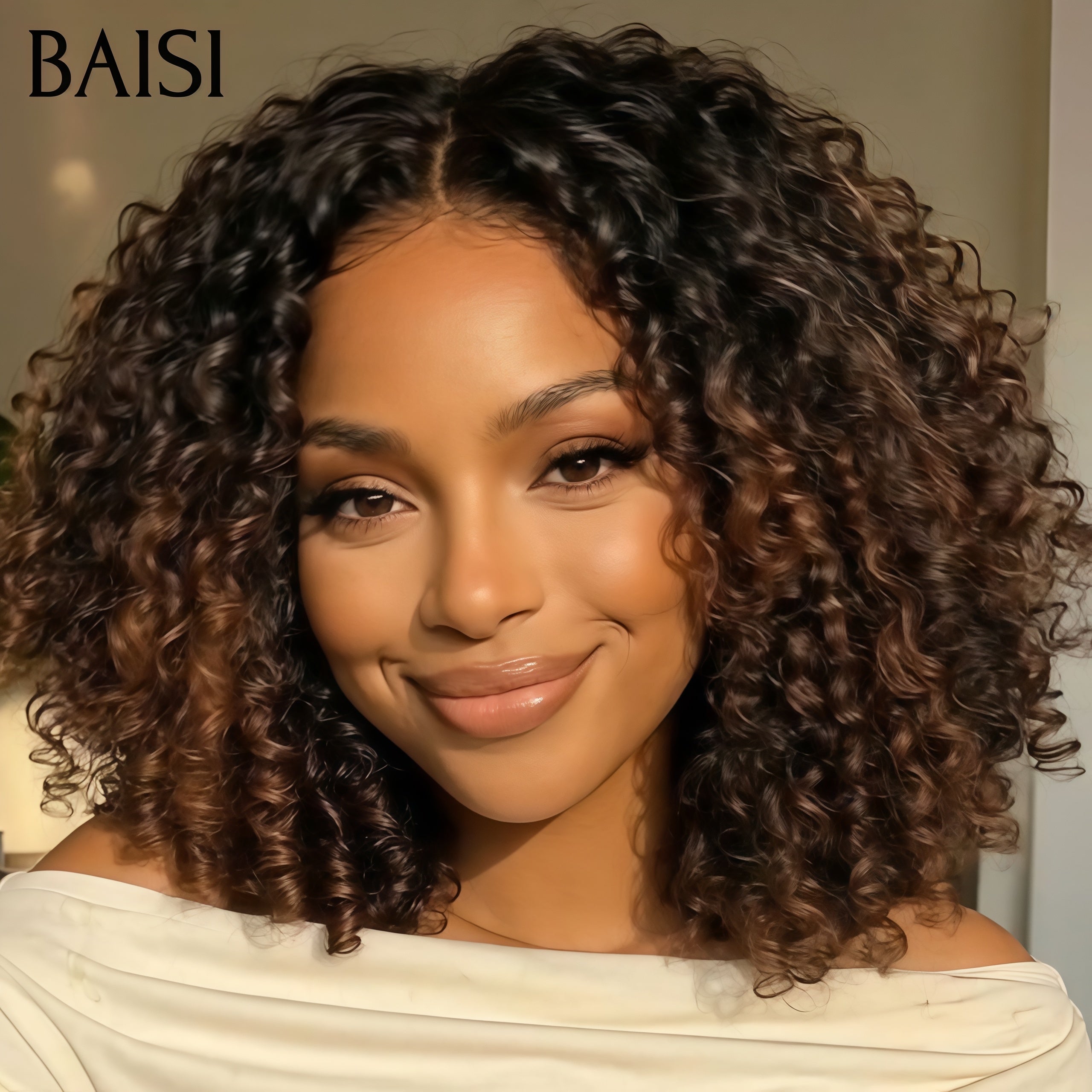 BAISI HAIR FR 2 Bonne Qualité 239€ perruques top recommandées ou 2 Perruques 109€ moitié prix 2x4 lace Lisse avec Frange 8 Pouces et 4x4 Lisse 10 Pouces en 100% Cheveux Humains mp50