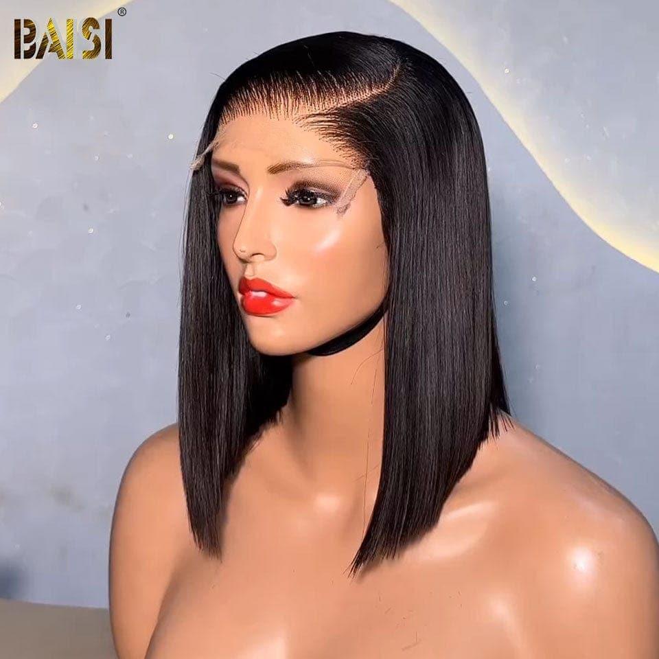 BAISI HAIR FR 4X4 fecho em renda 8 pouces bob liso 69€ ou 4 perucas a preço de fábrica super acessível 200€