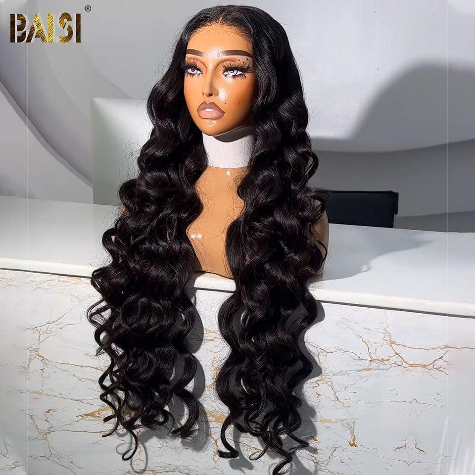 BAISI peruca closure 4x4 body wave extra longa 30 polegadas 200€ em 100% cabelo humano