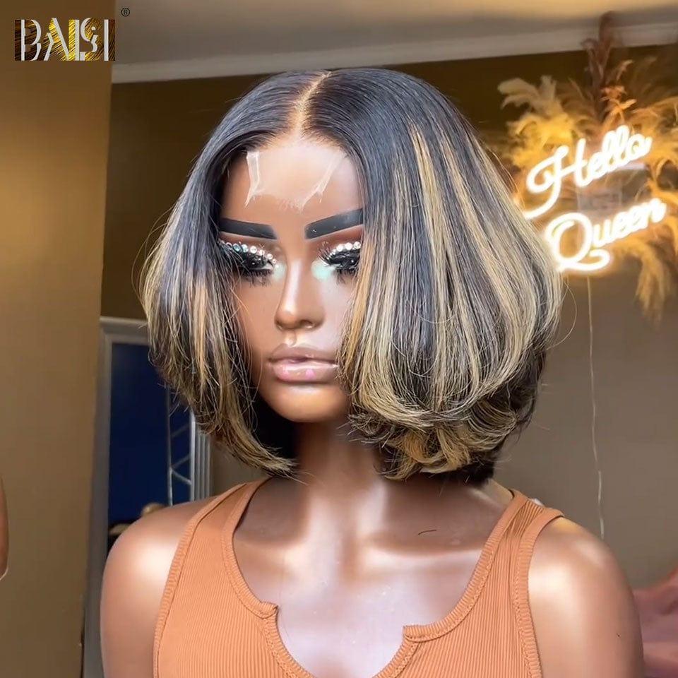 BAISI 1 Perruque + 1 Peigne Electrique gratuite = 99€ ou Coupe Courte 12 pouces+ Fer mini gratuite + bonnet gratuite