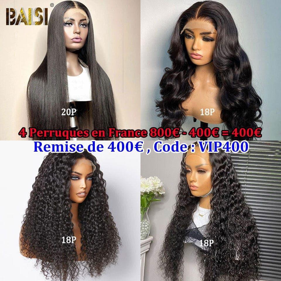 BAISI venda flash 4 perucas em 100% cabelo humano verdadeiro 400 euro, CÓDIGO: VIP400
