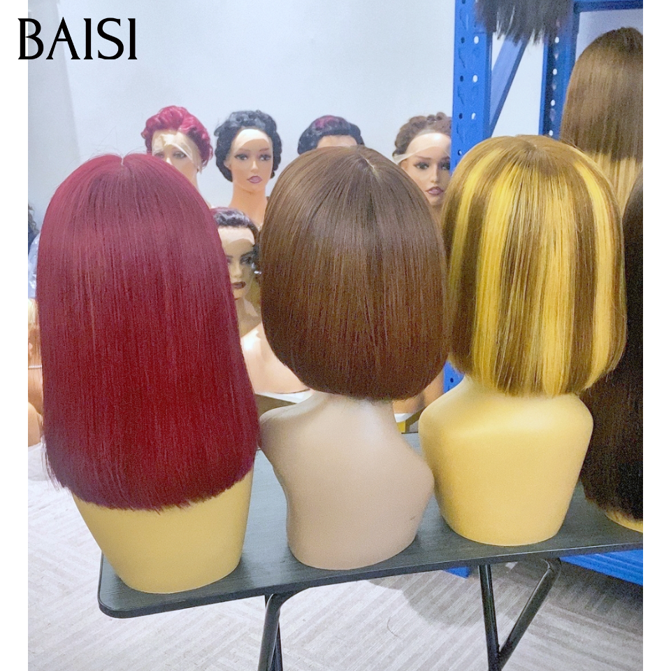 BAISI Prix d'usine 1 perruque 110€ ( 100% VIETNAM HAIR ) ou 10 perruques 150€ (6 longues lisses 32p et 24p + 4 courtes 10p et 14p ) couleurs facile à revendre soldes blended humains hair sans retour