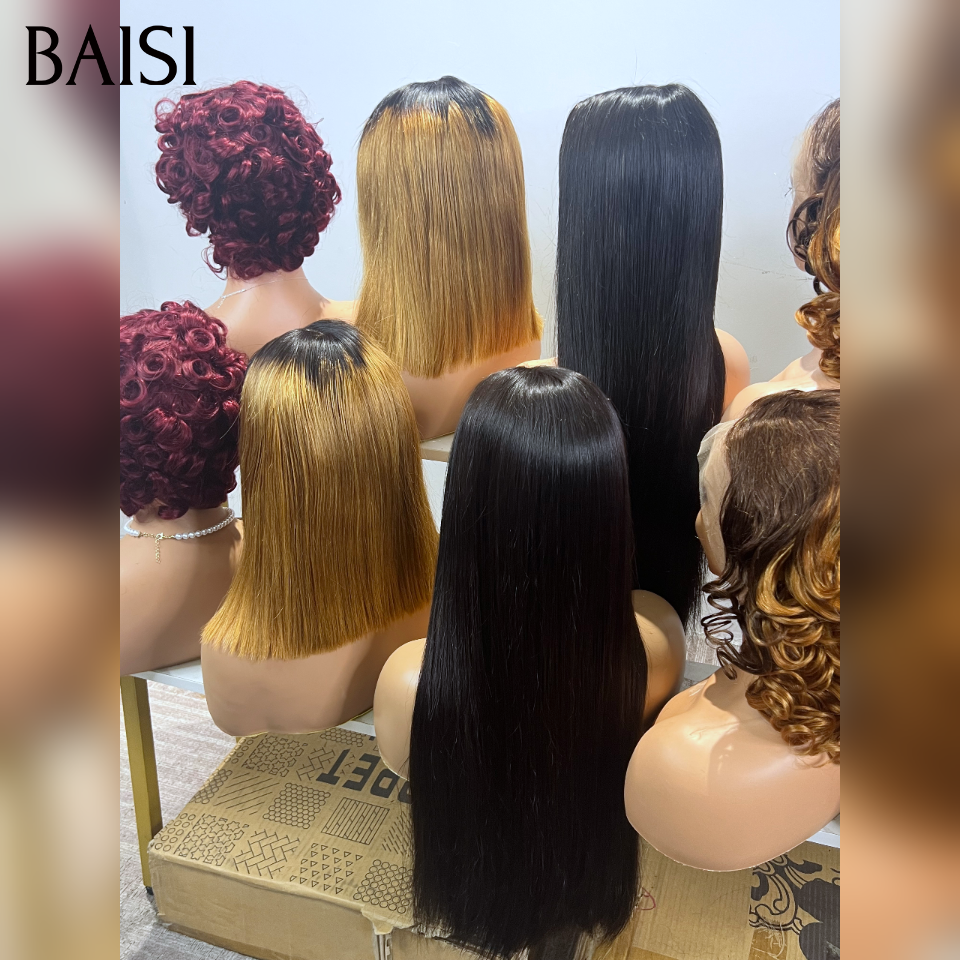 BAISI vente flash 5 Perruques 399€ en France Lisse et egg wave Moitié Prix 100% human hair