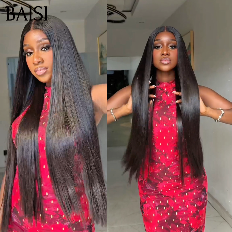 BAISI perruques 2x6 lace Lisse naturel NOIR en 100% vrais cheveux humains Prix à partir de 80€ 100% Cheveux Vietnam Hair
