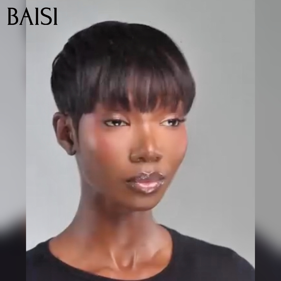 BAISI 13X4 afro riccio colore 4#27# -905 in 100% capelli umani veri D