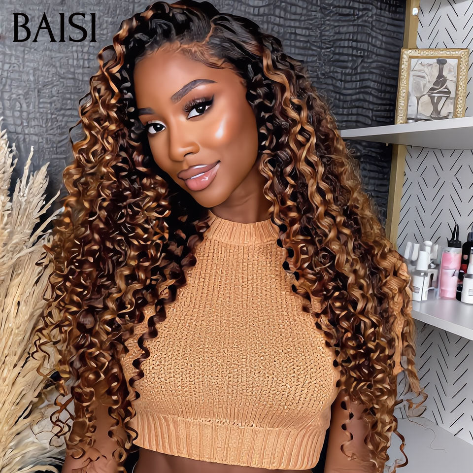 BAISI 2 perruques en gros 359€ ( longues+volumieux ) ou 3 perruques en live 129€ curly wave pixie et 5x5 lace egg wave et Sans Colle pixie ou PROMO Moitié Prix 49€ Perruque T Part Lace Pixie En Couleur Marron 4# en 100% Cheveux Humains MP50