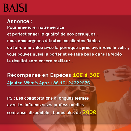 BAISI 13x4 lace Perruque Coiffée Bob Lisse Avec Frange Couleur Marron Noir 1B4# 139€ Pas Besoin de Colle Installation Facile Modèle Très En Vogue en 100% Cheveux Humains