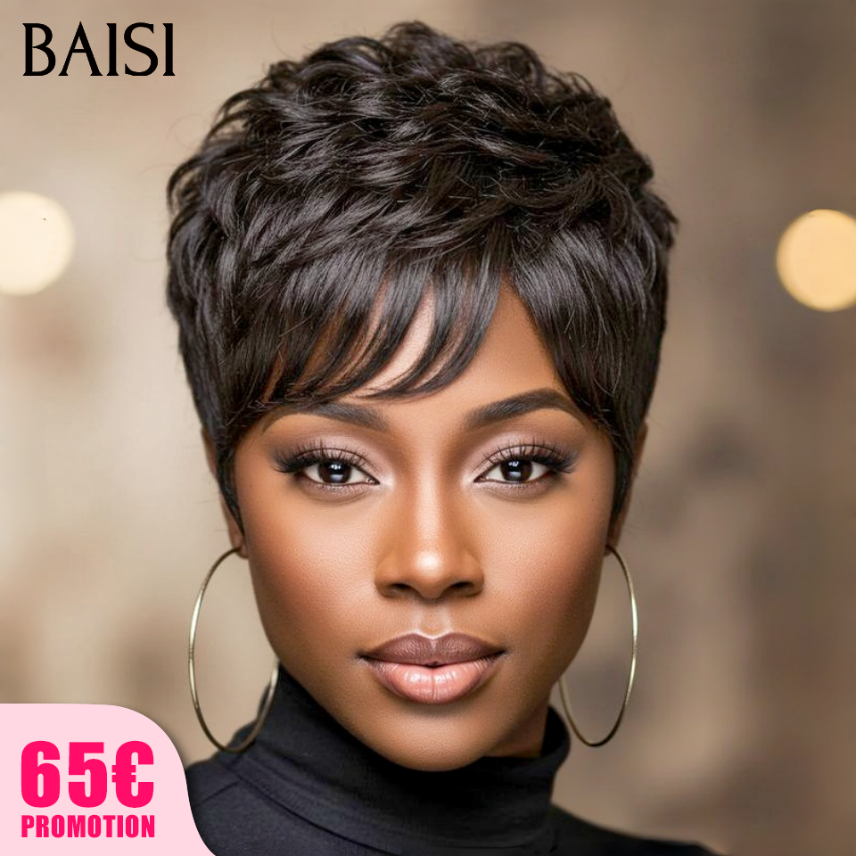 BAISI BLACK FRIDAY Offre limitée1 lisse coupe 65€ ou 1 chioma wave 38€ sans lace sans colle Moitié Prix en 100% cheveux humains MP50