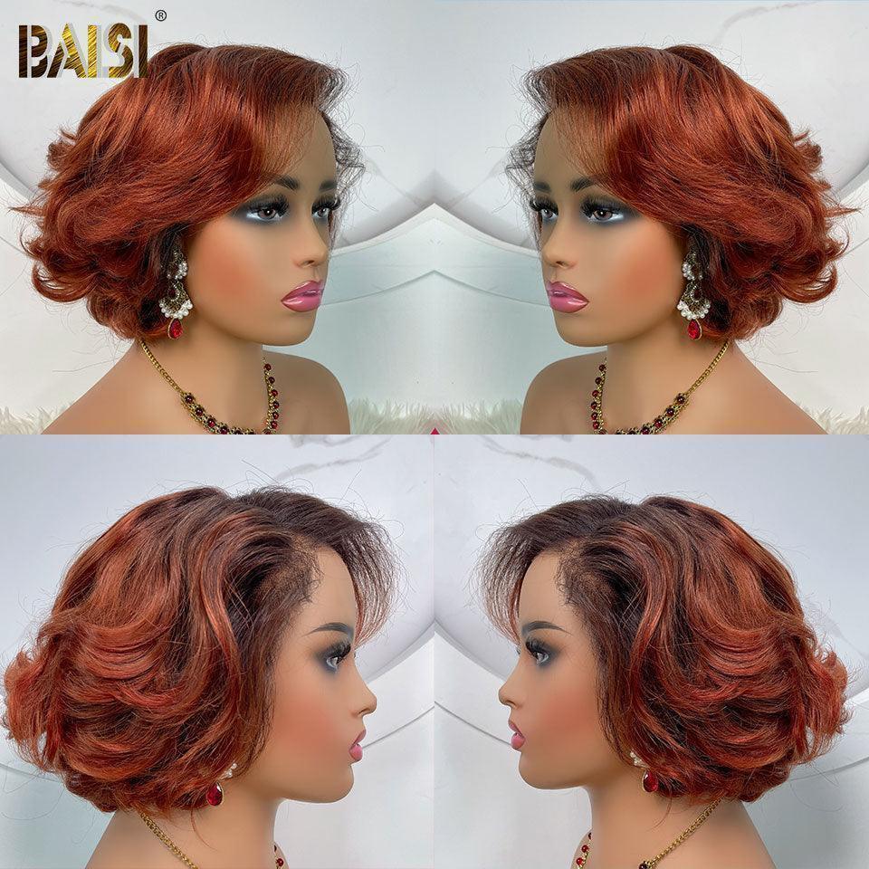 BAISI lace closure egg wave 12 Pouces 76€ ou 6 Perruques en FRANCE 600€ PRIX en promo en 100% vrais cheveux humains