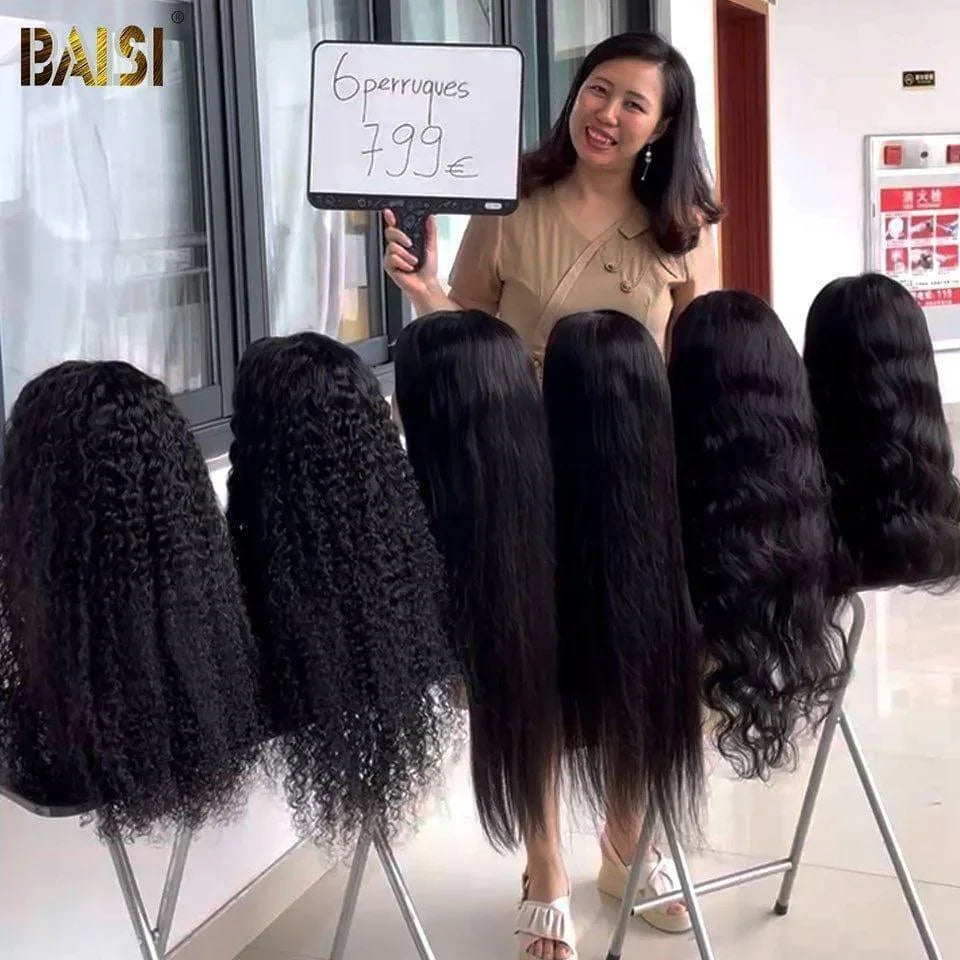 BAISI Parrucche 6 Parrucche 4X4 da rivendere 799€ in 100% capelli umani veri