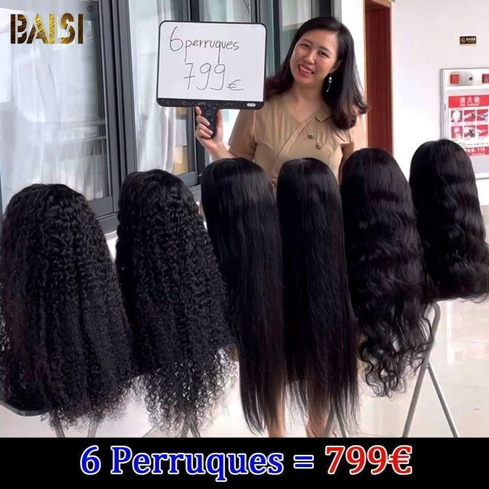 BAISI Parrucche 6 Parrucche 4X4 da rivendere 799€ in 100% capelli umani veri