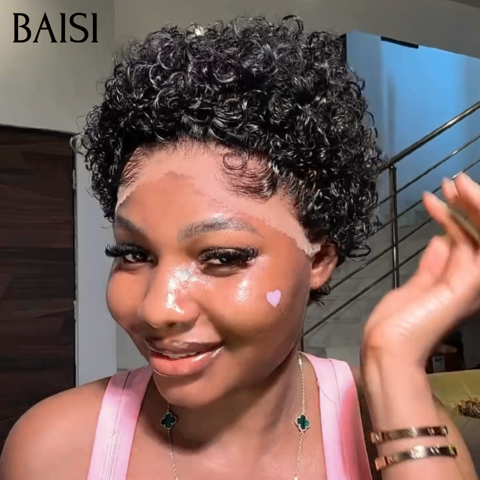 BAISI 2 perucas bob 149€ 4X4 lace castanho e 2X6 preto em 100% cabelo humano verdadeiro