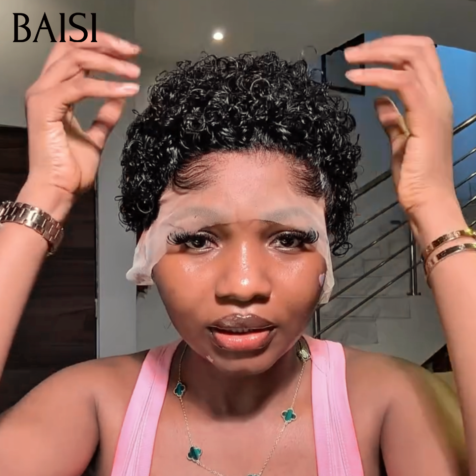 BAISI 2 perucas bob 149€ 4X4 lace castanho e 2X6 preto em 100% cabelo humano verdadeiro