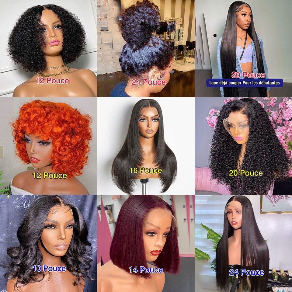 BAISI Compre no mínimo 2 perucas ao preço de fábrica do fornecedor em França IVA 0€ 48H de entrega Fornecedor de perucas 100% cabelo humano raw hair fácil de revender VIP Link H