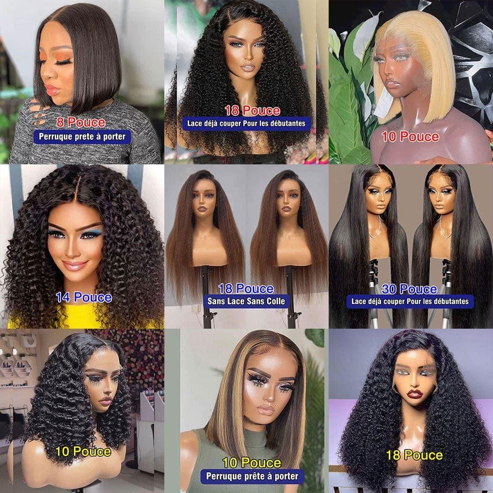 BAISI Compre 2 perucas no mínimo ao preço de fábrica Fornecedor de perucas 100% cabelo humano raw hair fácil de revender Compre mais de 2 peças PREÇO DE FÁBRICA VIP Ligação D