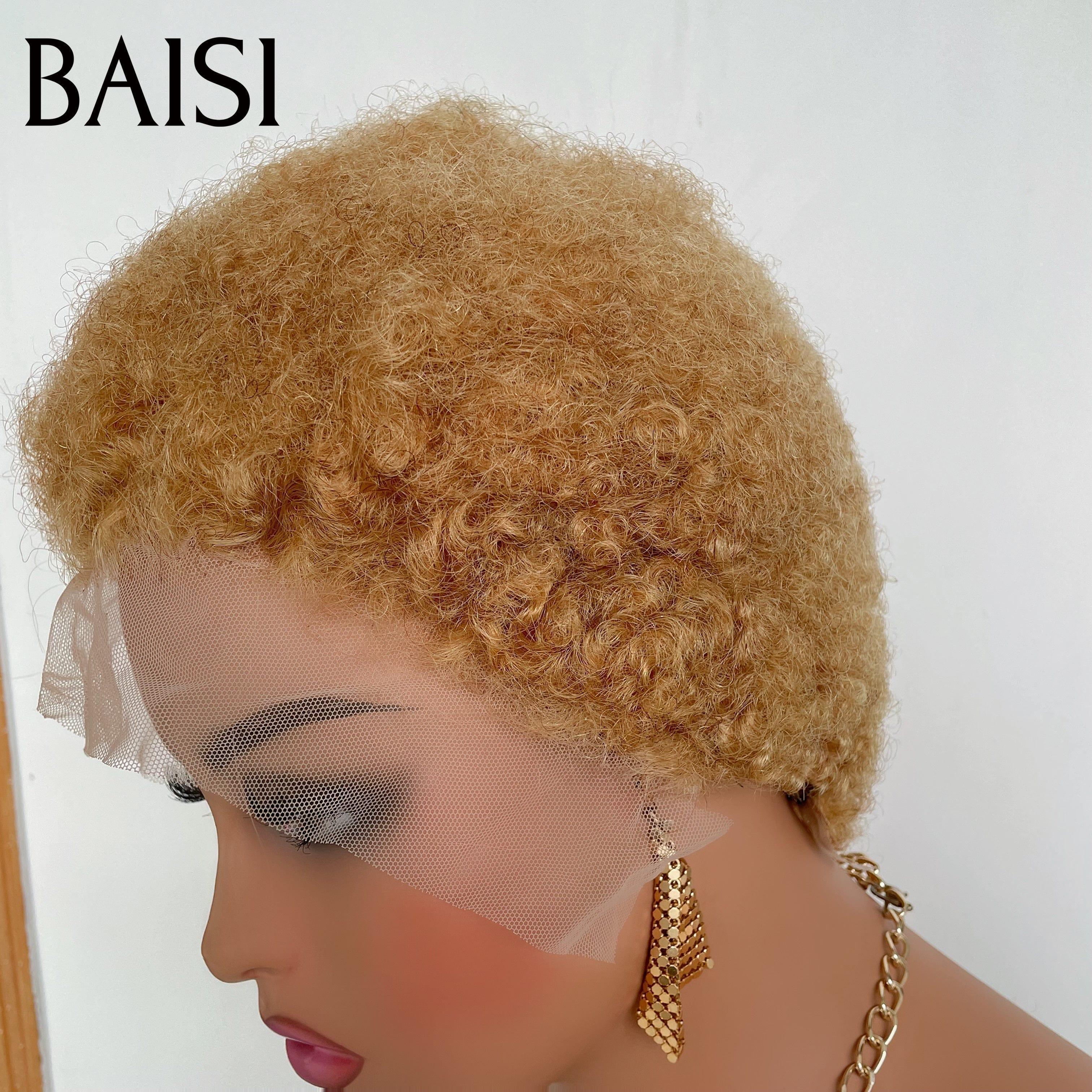 BAISI Coupe courte afro curly Miel -905 59€ en 100% Cheveux Humains