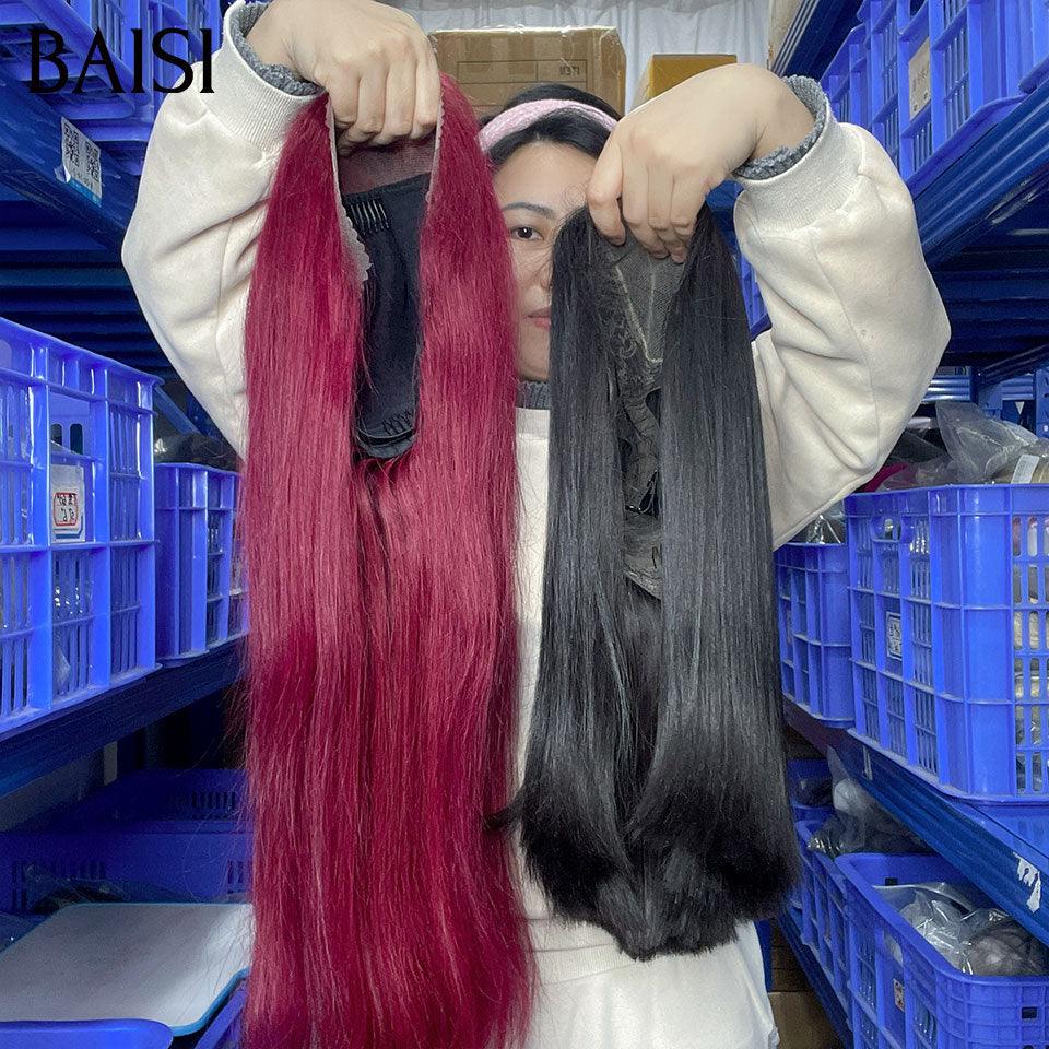 BAISI vendita flash 2 parrucche 200€ 13X4 lace 99J# 18 pollici e nero 12 pollici o 4 parrucche in 100% capelli umani veri 700 euro MP50