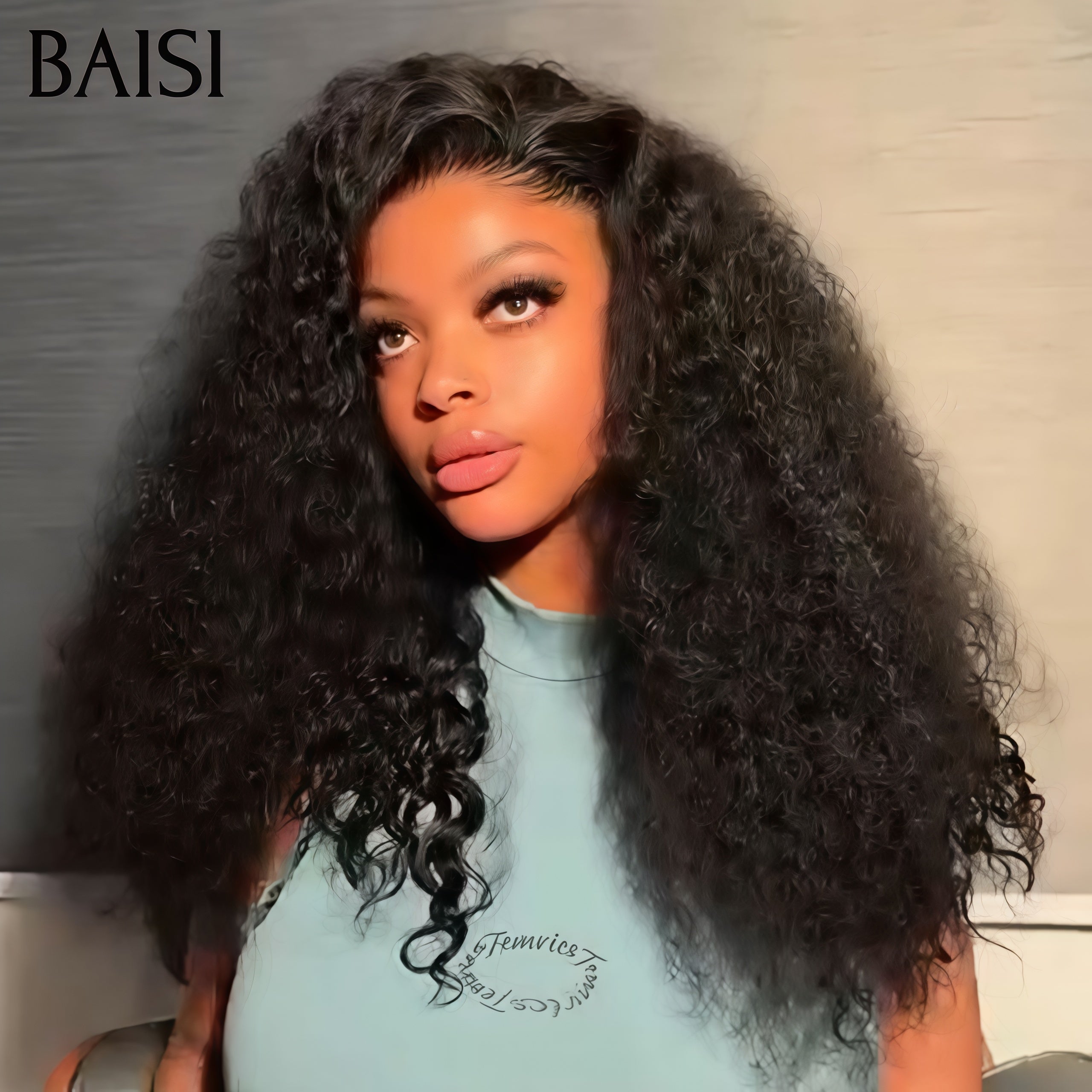 BAISI 13x4 lace frontal curly wave 20 Pouces 109€ ou T PART LACE Afro Curl AVEC LA RAIE DE COTÉ