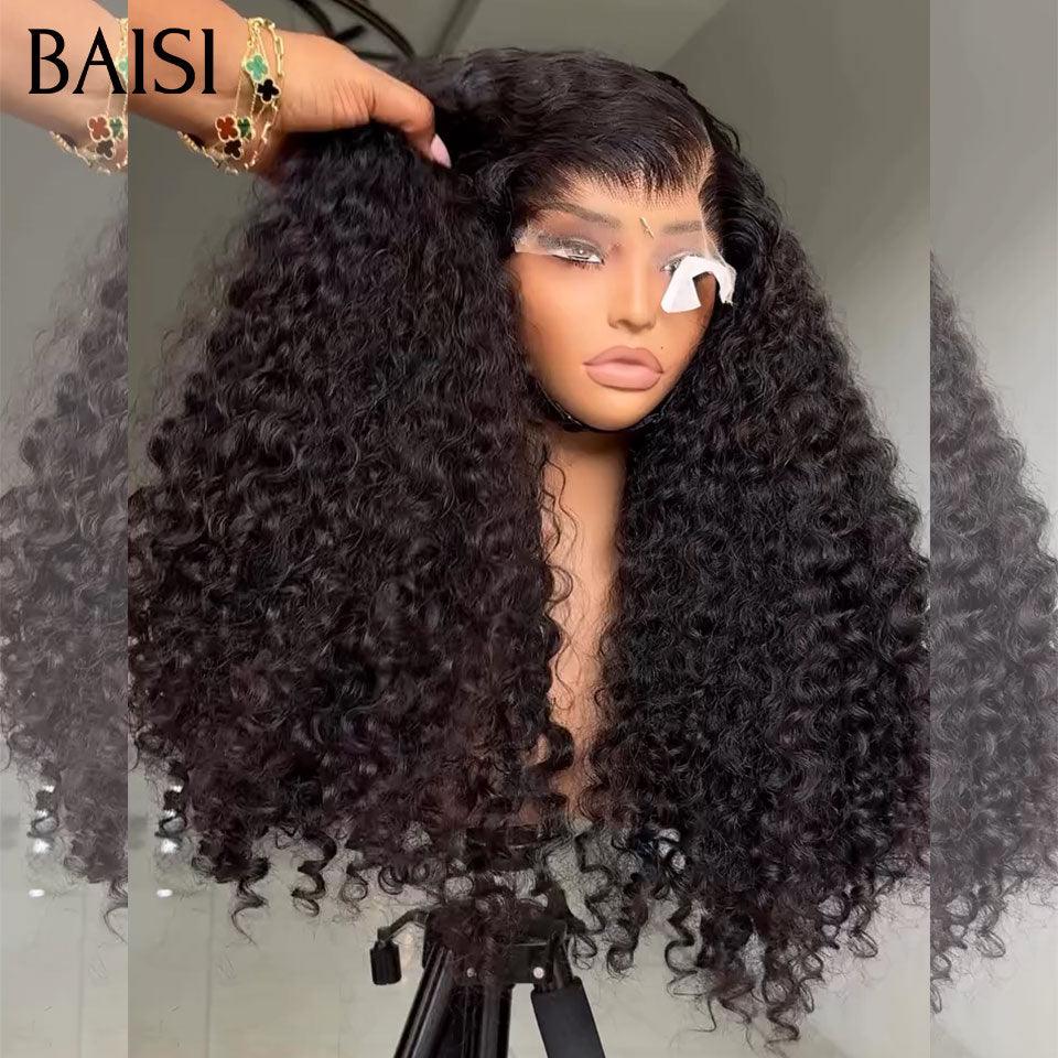 BAISI 13X4 Perruque water Wave NOIR 20 pouces 198€ 300% Densité plus de 20 ans d' utilisations en 100% Cheveux Humains