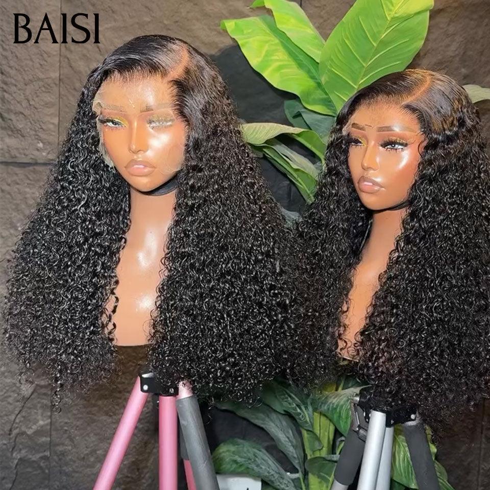 BAISI 3 Perruques pour revendre 559€ 13X4 curly et Lisse en 3 couleur NOIR et Marron et miel 4T27# en 100% vrais cheveux humains