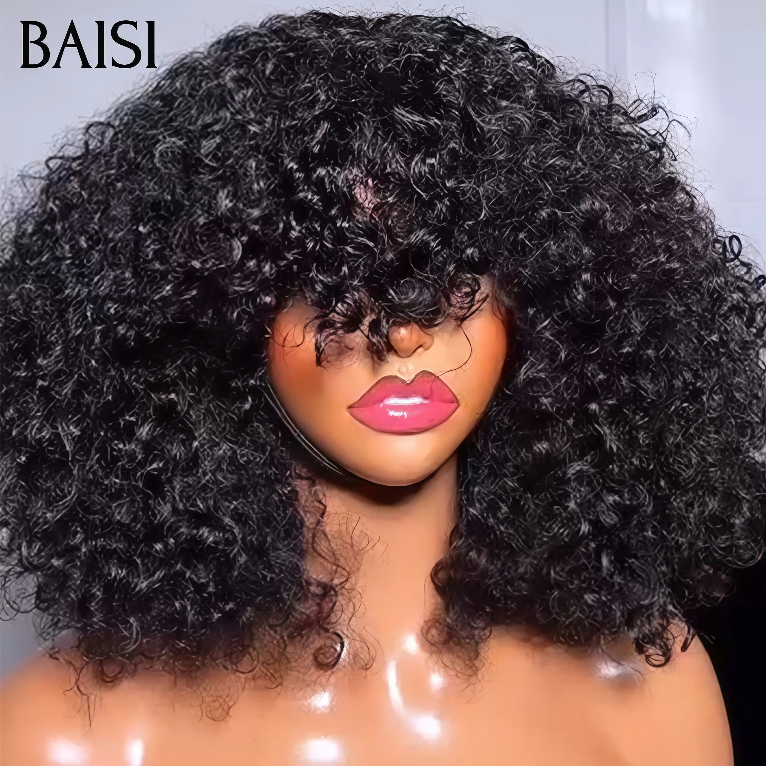 BAISI Perrucca BOB ondulata con frangia 12 Pollici 77 € disponibile in colore nero o liscia sdd bone straight 10 Pollici in 100% Veri Capelli Umani Codice: BS120