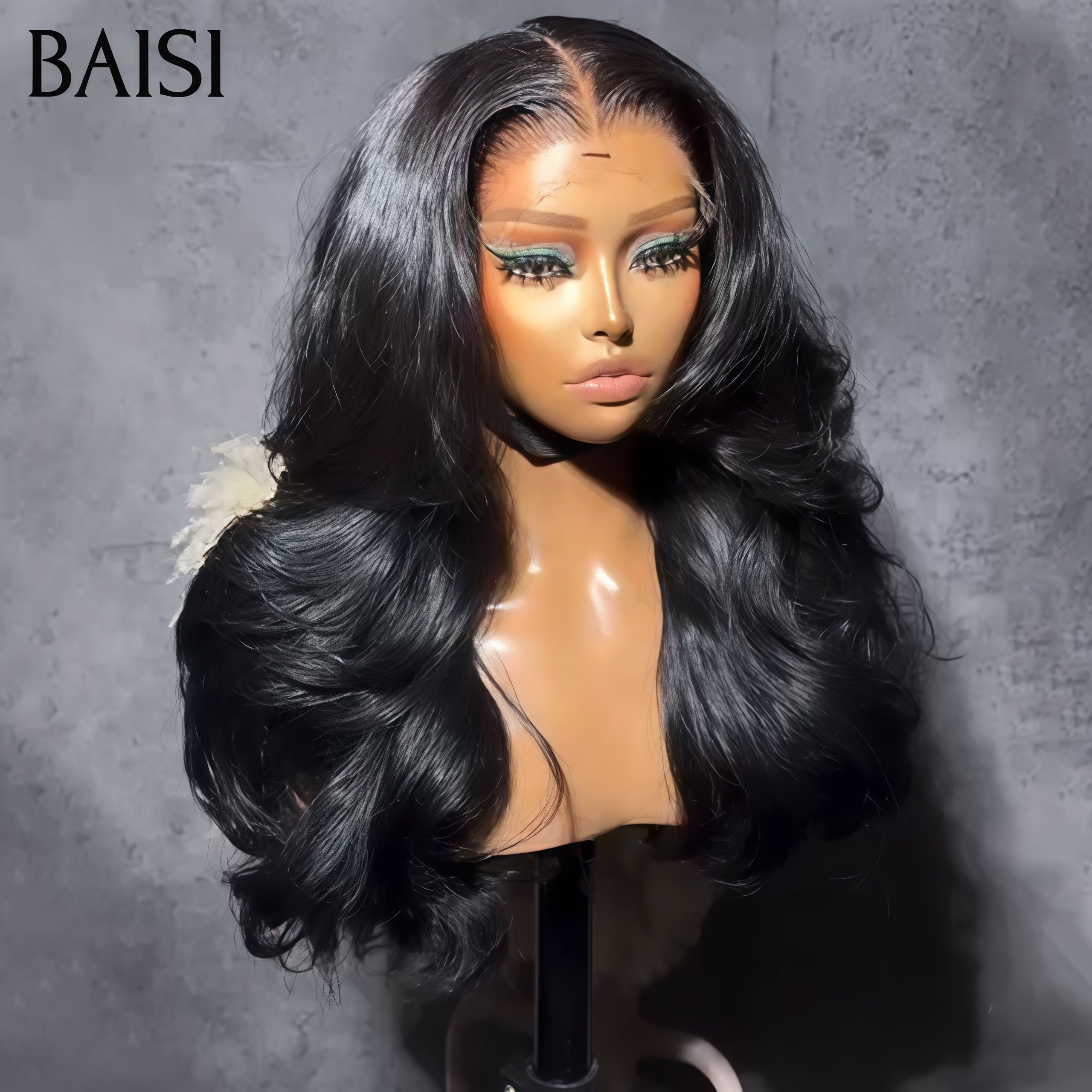 BAISI 4x4 lace closure body wave 22 pouces 109€ ou 2 Perruques 450€ Sans Colle Facile à Porter en 100% vrais cheveux humains Lace déjà couper
