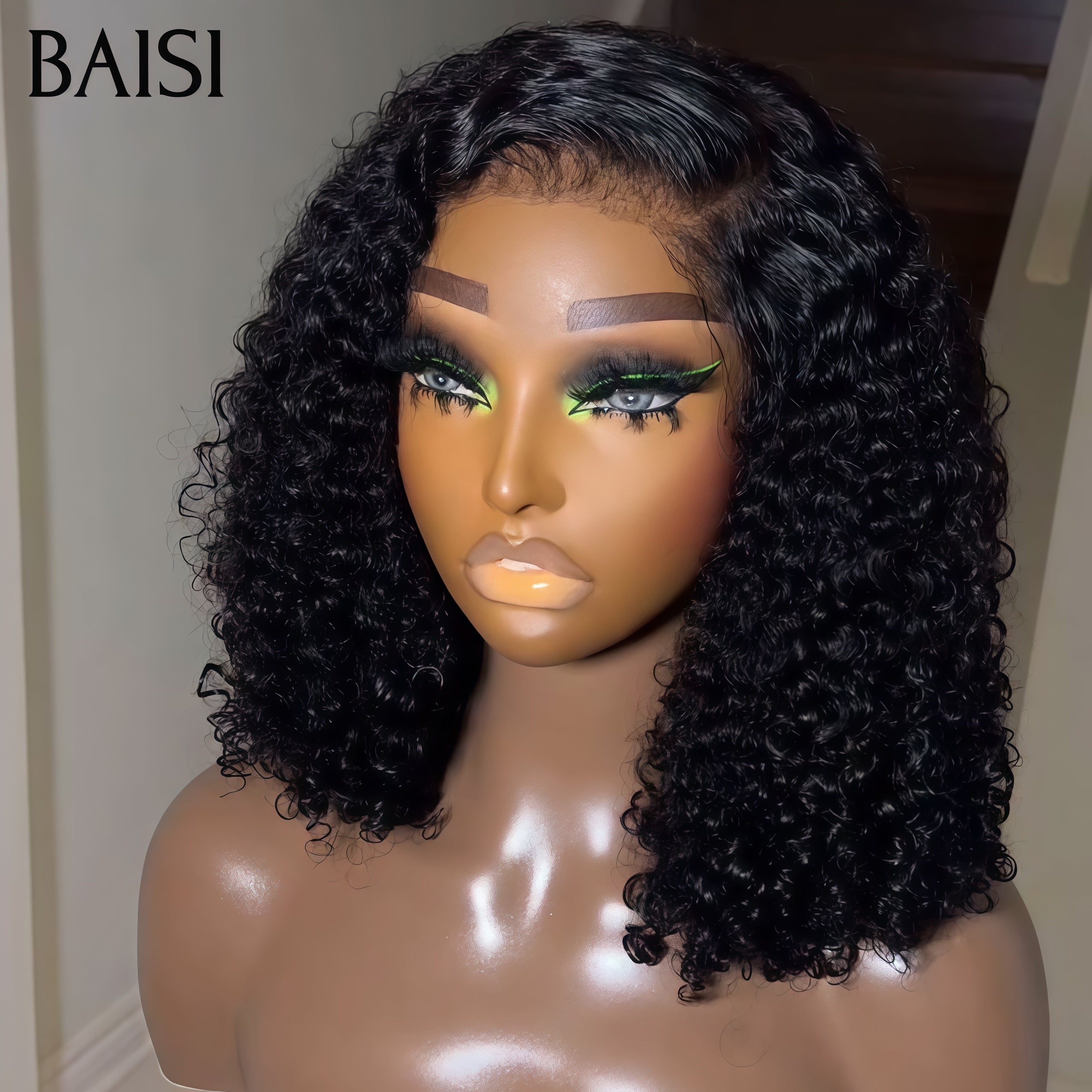 BAISI Parrucca Frontale Bob Deep Wave 79€ a metà prezzo in 100% capelli umani MP50