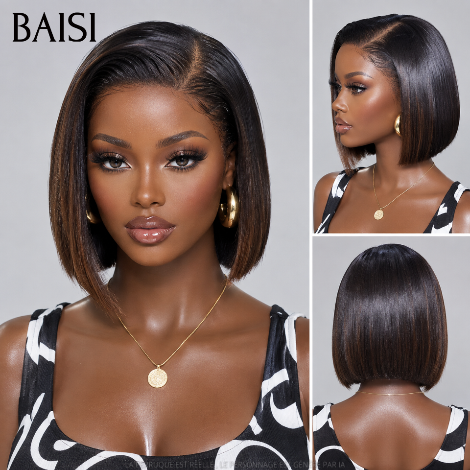 BAISI HAIR FR 13x6 Lace Frontal Natural wave wig in 100% Raw Hair Buy 2 pcs, get low price (no code needed)