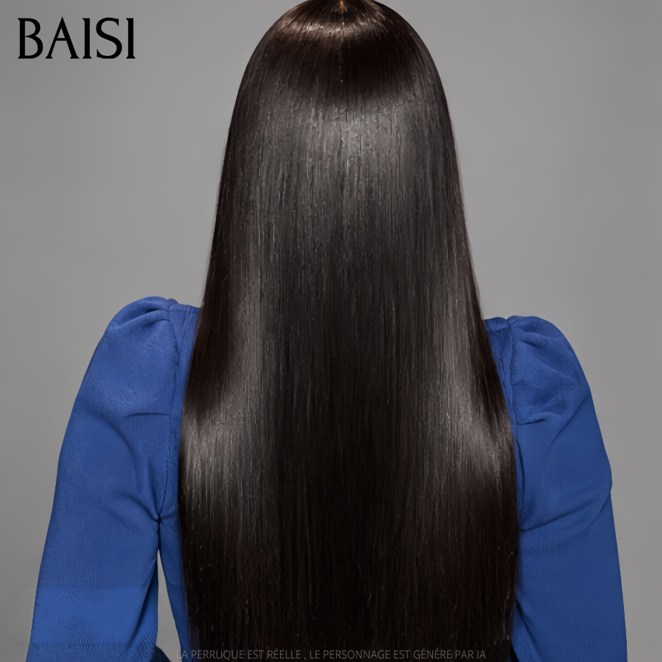 BAISI 4*4 HD Closure Perruque En 100% Cheveux Humains