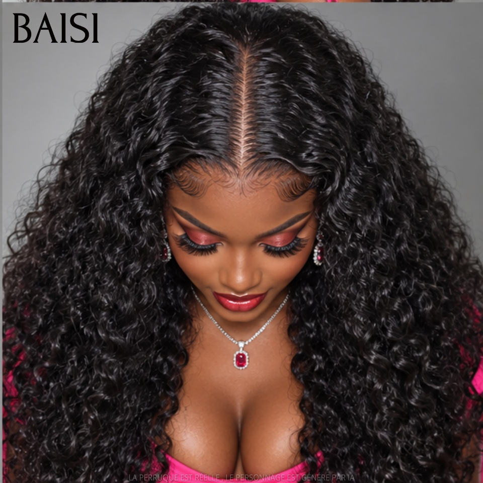 txt
BAISI Peruca Lace 13x4 sem cola 18 polegadas 99€ na cor PRETO curly wave em 100% cabelo humano