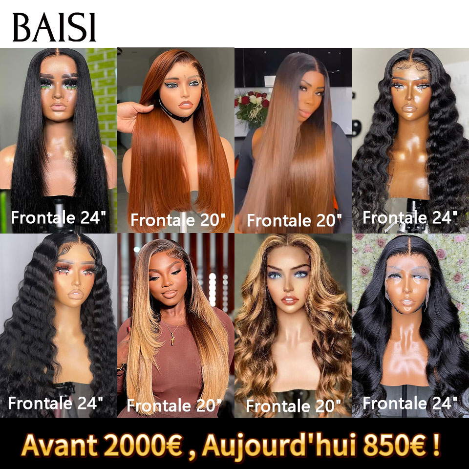 BAISI vendita lampo 8 parrucche Prima 2000€, Oggi 850€! Vari stili di parrucche in 100% capelli umani veri