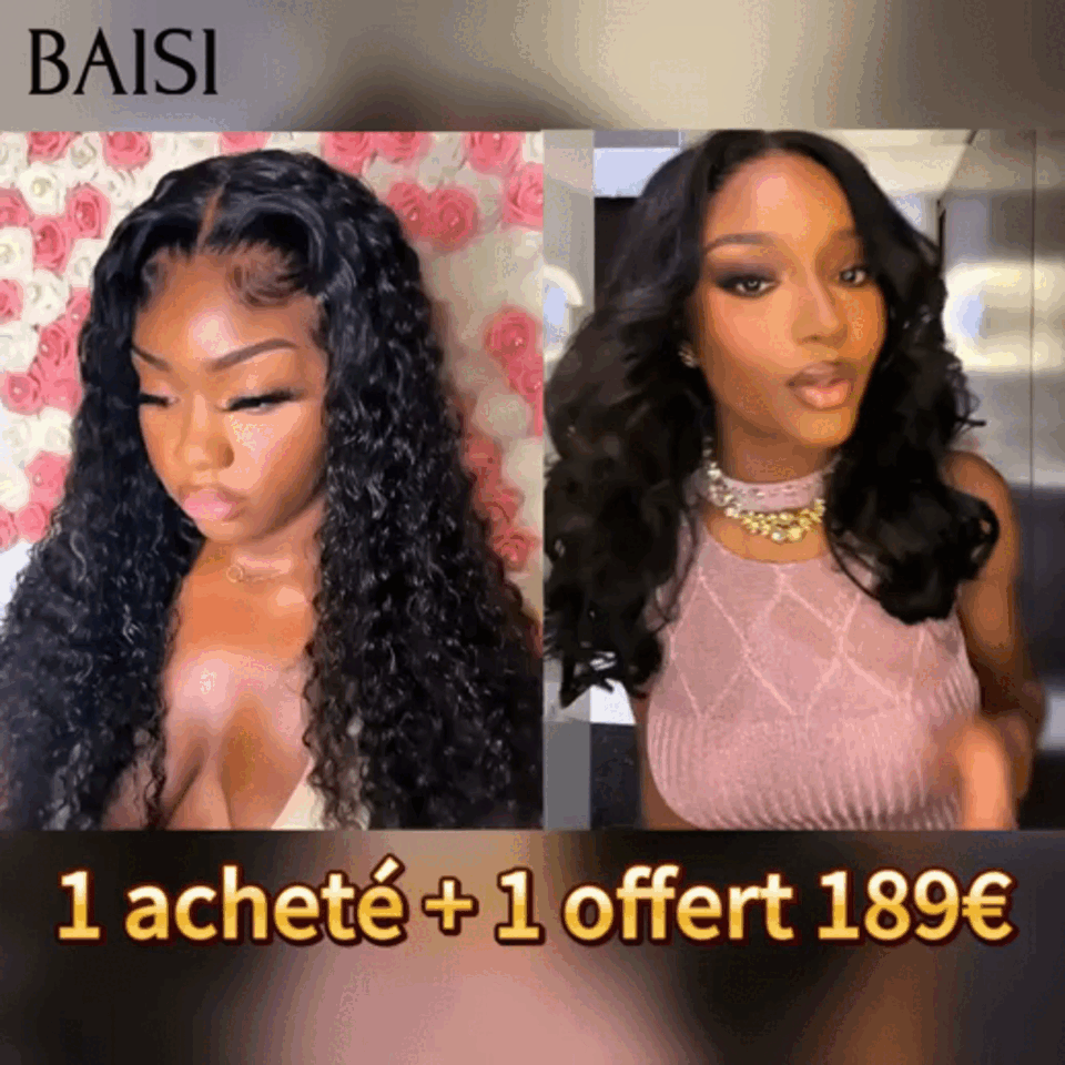 BAISI HAIR FR 1 acquistato + 1 omaggio 189€ 13x4 lace frontal 20 Pollici curly wave e Body wave In 100% Capelli Umani VIP100