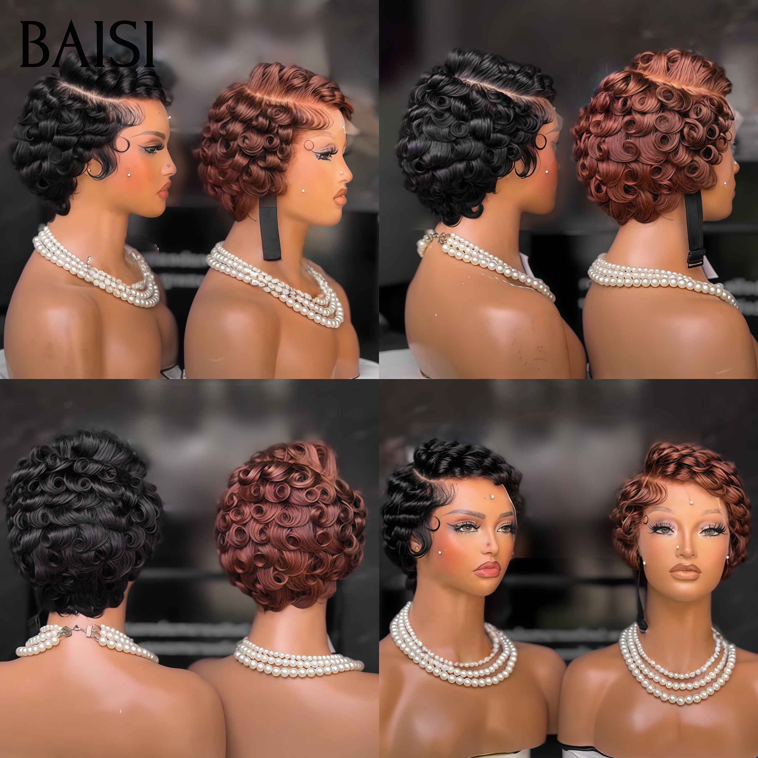 BAISI 1 Wig + 1 set = €99 in 100% real human hair (no code needed)
