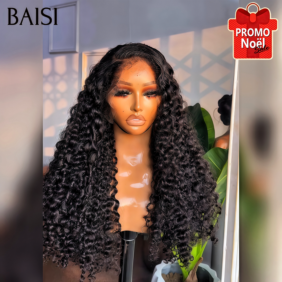 BAISI 13X4 perruque Curly 20 Pouce Nouvelle Promotion 109€ en 100% cheveux humains FR38