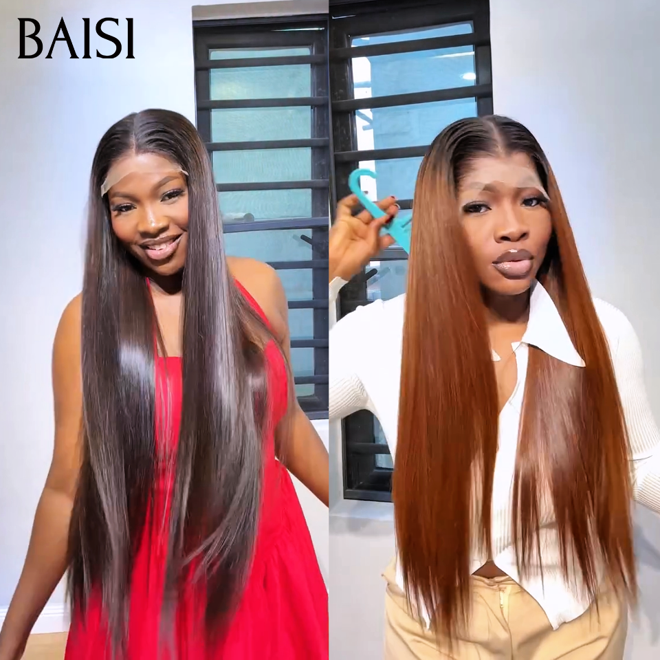 BAISI 3 Luxury Frontal Wigs €380 CODE: VIP100 Made by double drawn hair in 100% real human hair