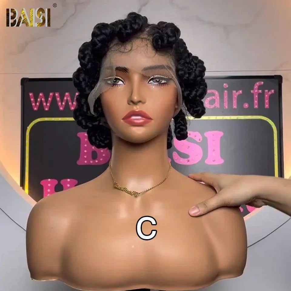 BAISI Cinq perruques différentes Box Braide Natte En Cheveux Synthetiques BS120