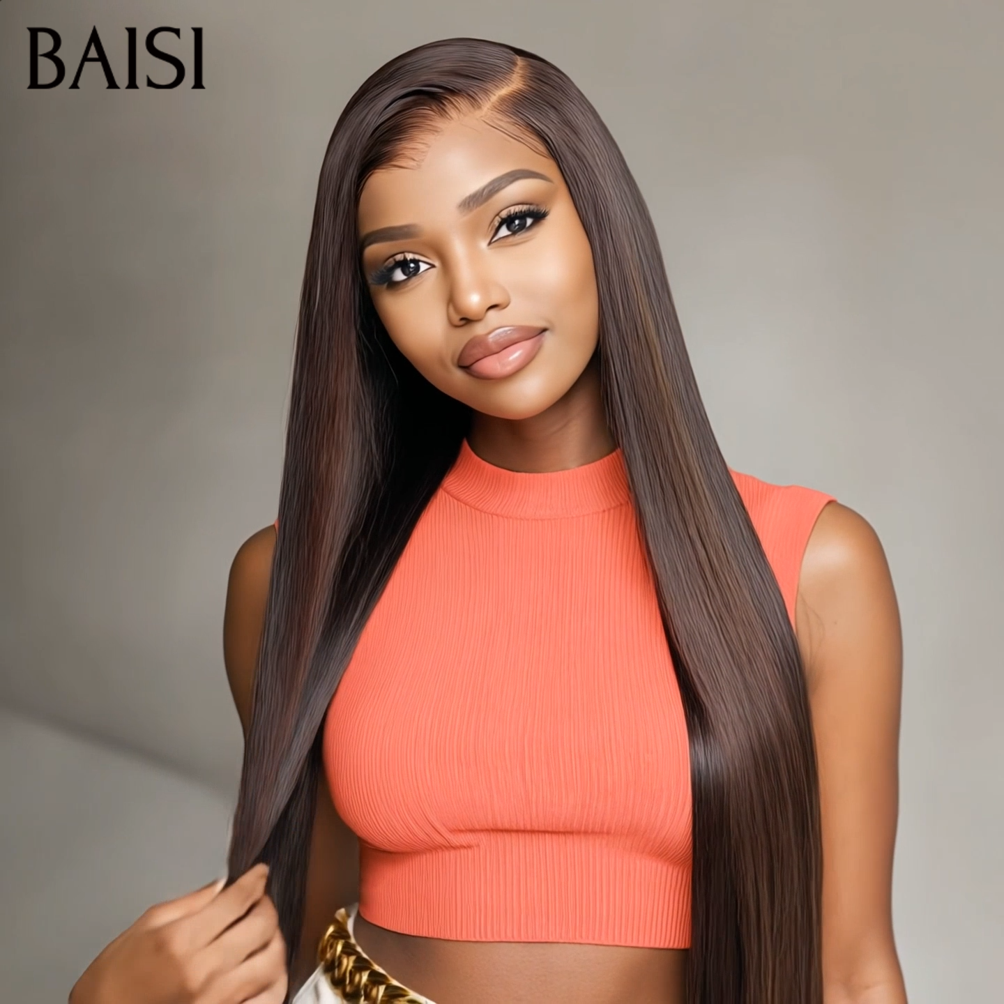 BAISI 13x4 Lace Lot de 3 Perruques Longues 20Pouces + 1 Perruque Gratuite à Bon Prix Idéales Pour Revendre en 100% Cheveux Humains