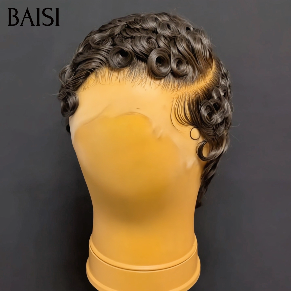 BAISI Lot de 4 Quatre Perruques Facile à Revendre en France Modèles Mélangées En 100% Cheveux humains Reçu 48H TVA 0€