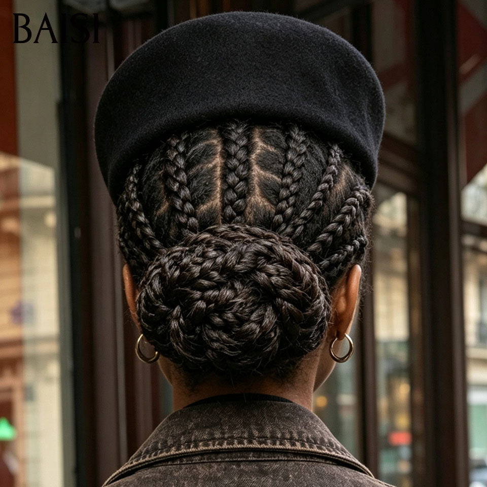 BAISI 13X4 frontal em renda cacheado PRETO 50€ ou Sem cola 48€ em Vermelho Bordeaux ou 13X4 perucas Pixie #905 cacheado afro em 100% Cabelo Humano