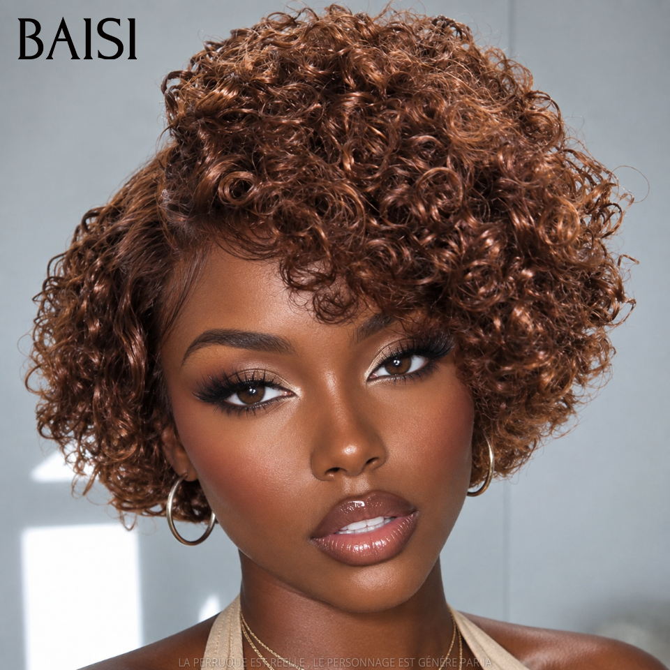 BAISI 6 perruques en gros 339€ ( qualité+quantité ) ou 6 Perruques 4X4 noir 24 pouce pour revendre 799€ en 100% vrais cheveux humains