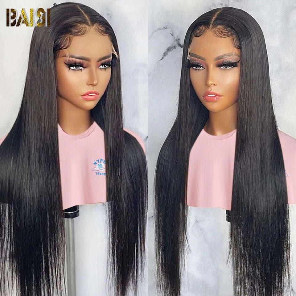 BAISI Perruque 13x4 Lace Front Perruques Curly wave 24 pouces 139€en 100% Cheveux Humains