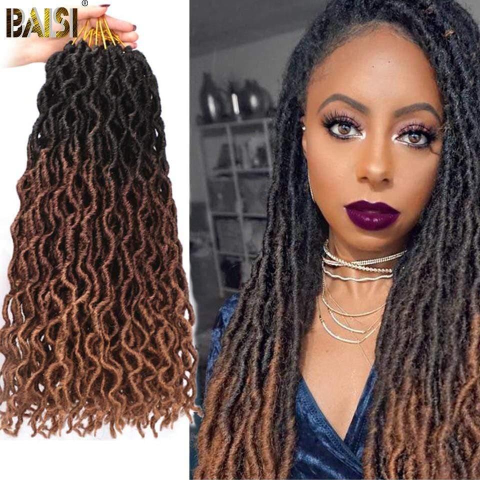 BAISI Passion Twist Braid Natte Gipsy Locs Cheveux Crochet En 100% Cheveux Synthétique