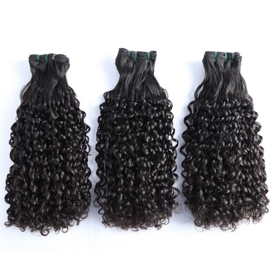 BAISI 15A Grade 3 Boules de Tissages Cheveux Vierges 100% Vietename Hair Double Drawn Fumi Hair Fumi Water