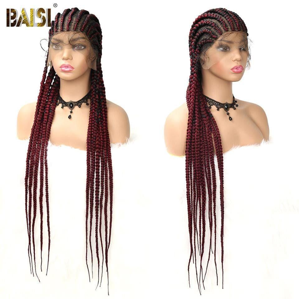 BAISI Full Lace Natte En Cheveux Synthétique