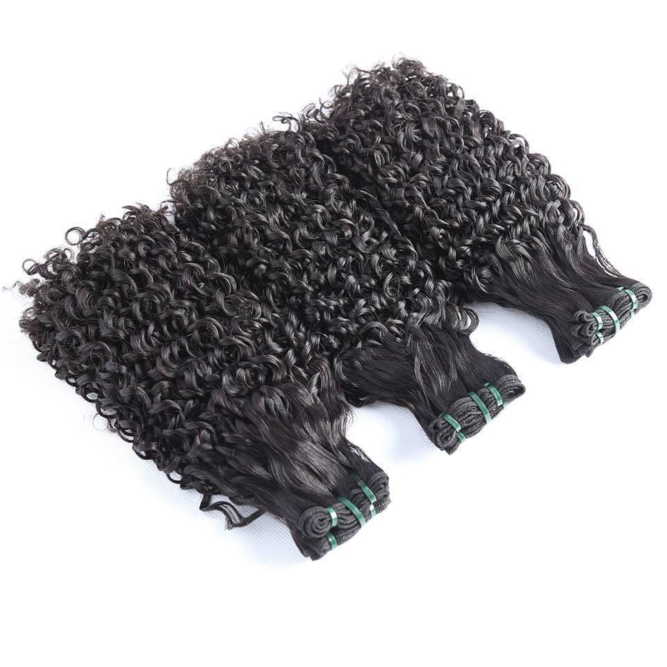 BAISI 15A Grade 3 Boules de Tissages Cheveux Vierges 100% Vietename Hair Double Drawn Fumi Hair Fumi Water