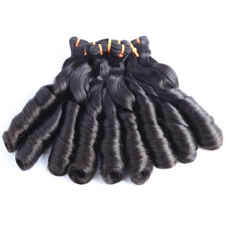 BAISI 15A Grade 3 Boules de Tissages Cheveux Vierges 100% Vietename Hair Double Drawn Fumi Hair Spring Curly