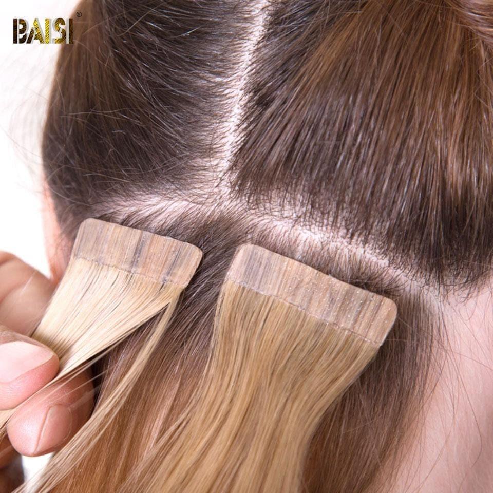 BAISI TAPE HAIR #8 En 100% Cheveux Humains 20 Pièces et 100G Par Lot