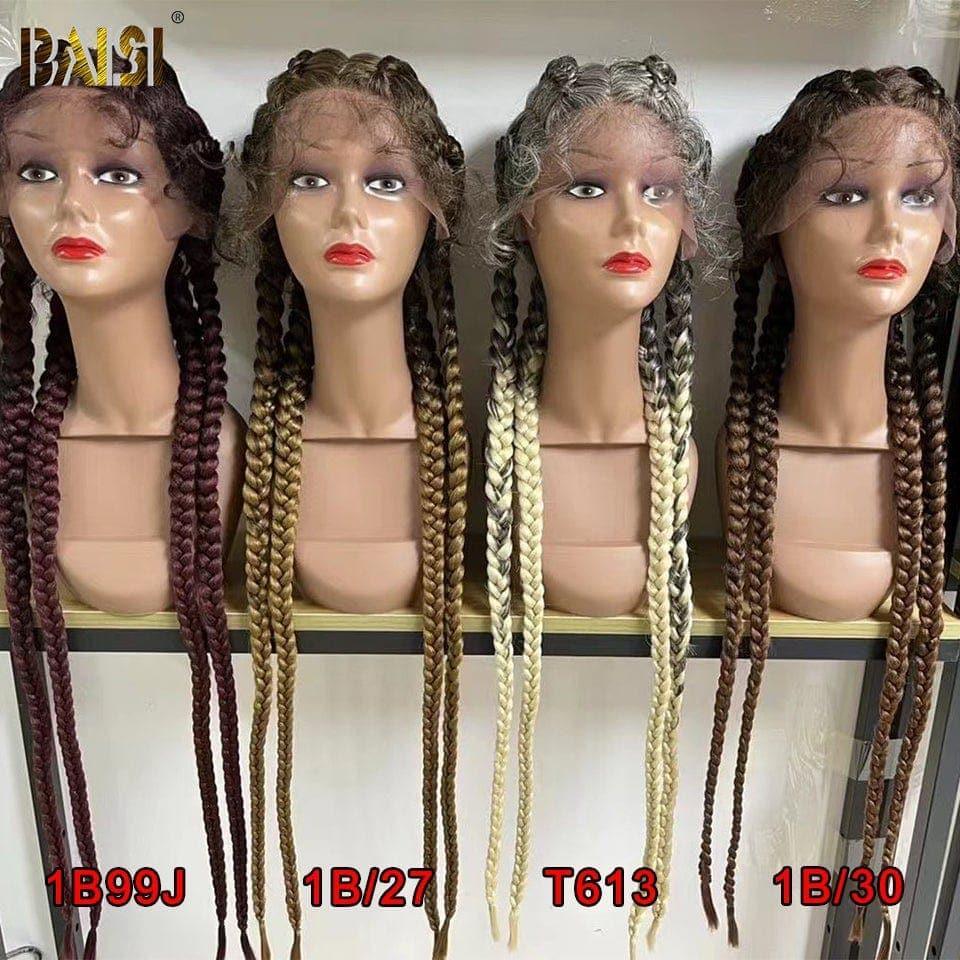 BAISI NATTES DE 30 POUCES EN 100% Cheveux synthétiques